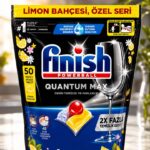 قرص ماشین ظرفشویی Finish Quantum Max Lemon Garden Special Edition 60 عددی