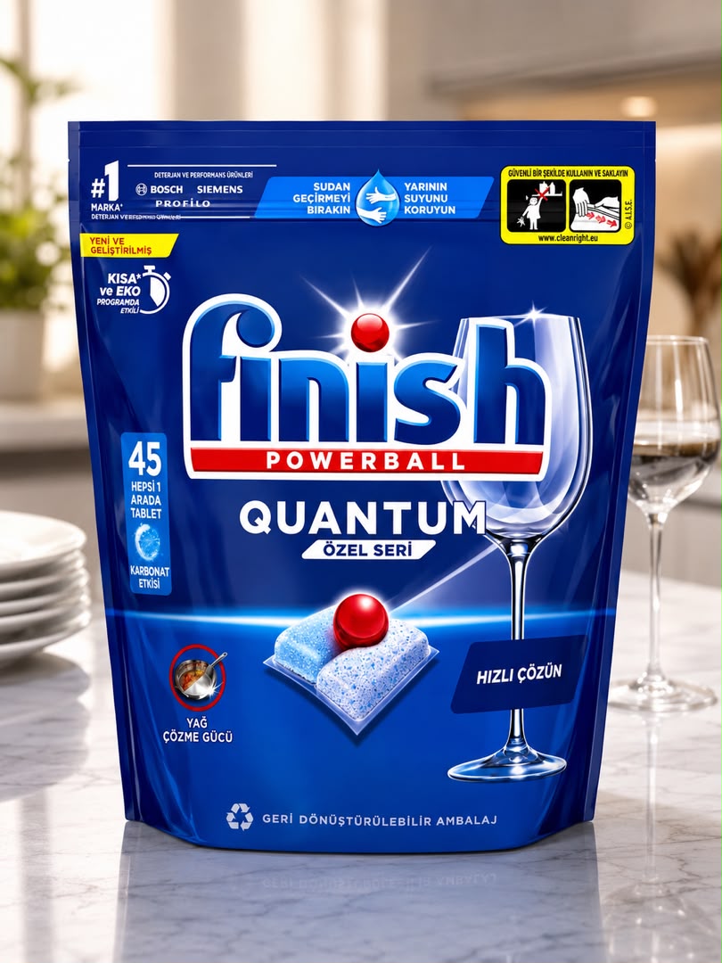 WhatsApp Image 1405-04-23 at 21.50.09 قرص ماشین ظرفشویی Finish Powerball Quantum Special Series (بسته ۴۵ عددی) - Image 1