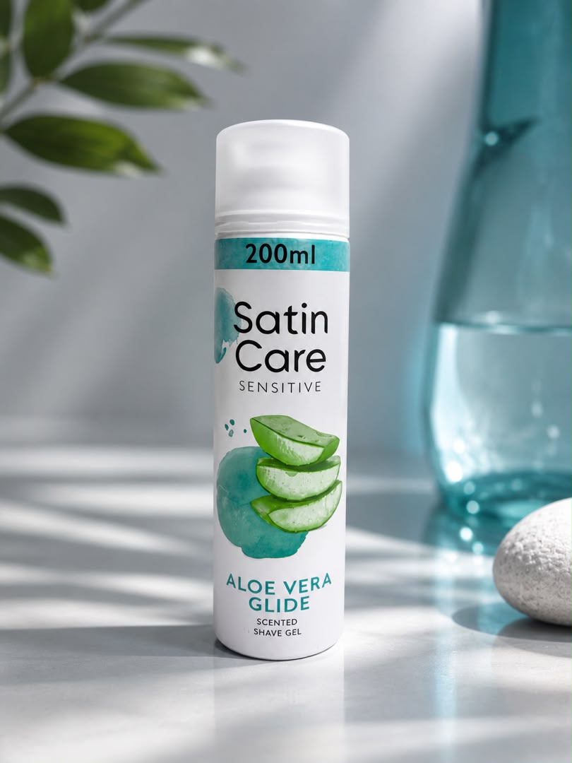 WhatsApp Image 1405-05-05 at 20.38.38 ژل اصلاح Satin Care Sensitive Aloe Vera Glide - Image 1