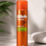 ژل اصلاح Gillette Fusion 5X Action Sensitive with Almond Oil