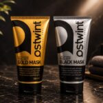 ماسک پیل‌آف طلایی و مشکی Ostwint Professional