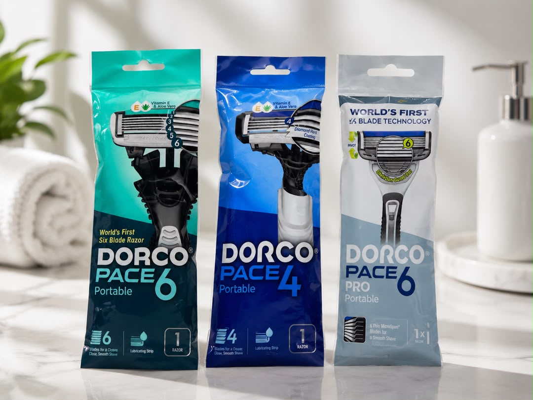 WhatsApp Image 1405-05-07 at 23.18.14 خودتراشهای یکبار مصرف Dorco Pace | اصلاح روان، دقیق و بدون دردسر - Image 1