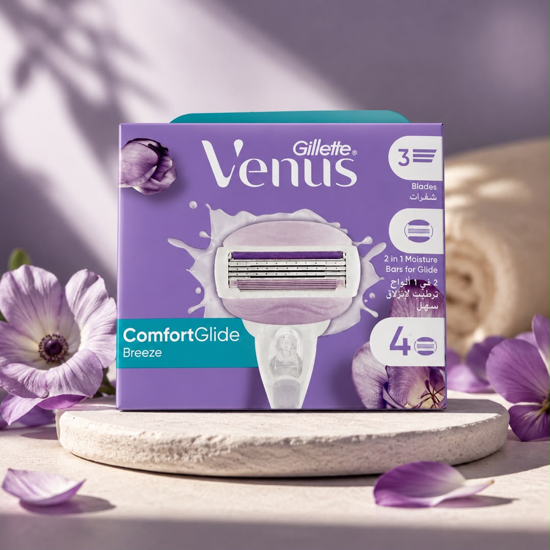 WhatsApp Image 1405-05-07 at 23.30.53 تیغ یدک ژیلت ونوس ComfortGlide Breeze (بسته ۴ عددی) - Image 1